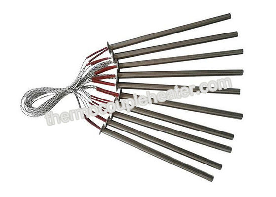 Acier inoxydable 304 Meterial d'appareil de chauffage de cartouche du tuyau flexible 400W de fibre de verre