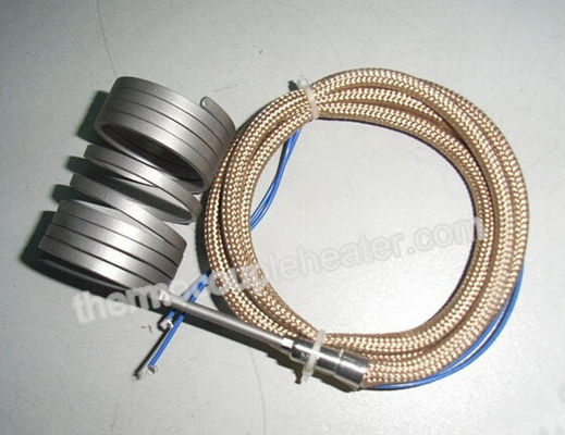 appareil de chauffage de bobine chaud de coureur de RDT de thermocouple de ressort de 3x3Mm avec le tube en laiton