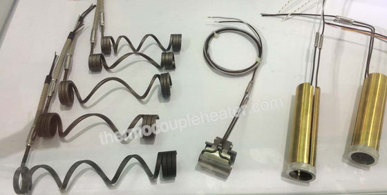 appareil de chauffage de bobine chaud de coureur de RDT de thermocouple de ressort de 3x3Mm avec le tube en laiton