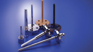 Thermocouple industriel Thermowell d'acier inoxydable de machine de commande numérique par ordinateur avec la bride, représentation de coût élevée