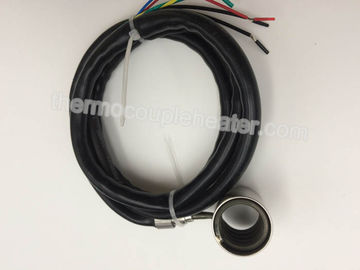 Serpentin de chauffage étanche à l'humidité d'acier inoxydable avec le manchon de câble noir de silicone