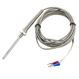 RDT de thermocouple de fil d'isolation de 1 mètre avec l'écran tressé d'acier inoxydable