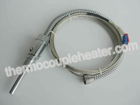 Type adapté aux besoins du client de K RDT de thermocouple avec le fil de connexion d'acier inoxydable, 12-480V