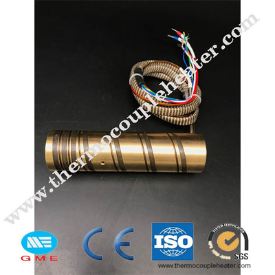 Bobine en laiton Heater And Thermocouple de Heater Nozzle Heater Pressed With de tuyau de coureur chaud