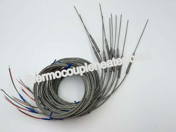 le thermocouple sans mise à la terre de coureur chaud de 1.5MM avec la fibre de verre mène/transition en métal