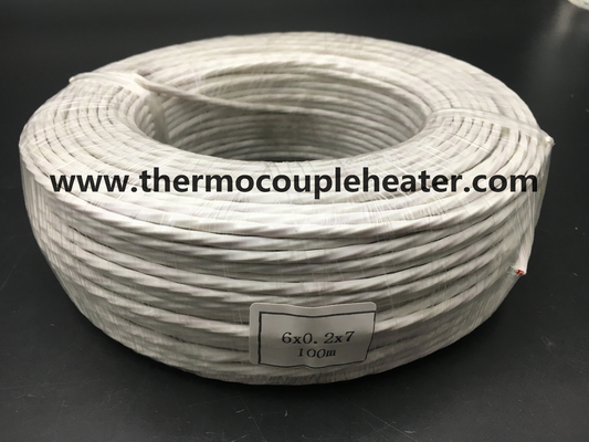 Câble 6-Wire de RDT PT100 avec l'isolation de téflon