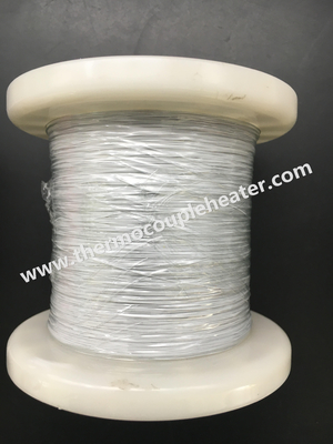 Câble de thermocouple adapté aux besoins du client J 40AWG 0.08mm avec le revêtement de téflon