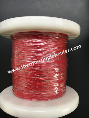 Câble de thermocouple adapté aux besoins du client J 40AWG 0.08mm avec le revêtement de téflon