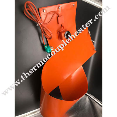 220v 200l appareil de chauffage de bande industriel flexible électrique de bidon à pétrole en caoutchouc de silicone de 55 gallons