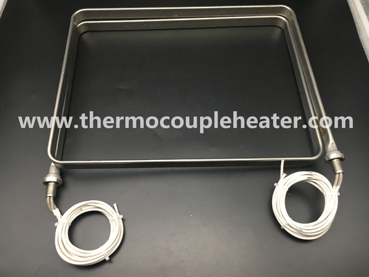 Élément de chauffe tubulaire plat adapté aux besoins du client pour le mazout faisant frire le chauffage 240V 8500W