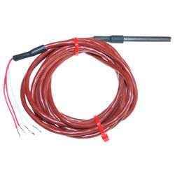Fil en caoutchouc de thermocouple de silicium, fil de capteur de température de la pinte 100 de grande précision