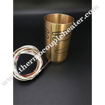 Élément chauffant électrique à serpentin à ressort à canaux chauds en laiton