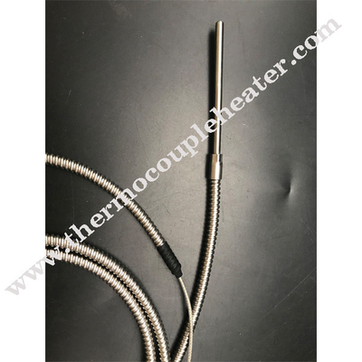 Type engainé thermocouple de type sondeur du diamètre 1.0mm 1.5mm 3.0mm 6.0mm d'acier inoxydable de K/j/n