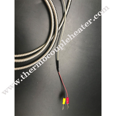 Type engainé thermocouple de type sondeur du diamètre 1.0mm 1.5mm 3.0mm 6.0mm d'acier inoxydable de K/j/n