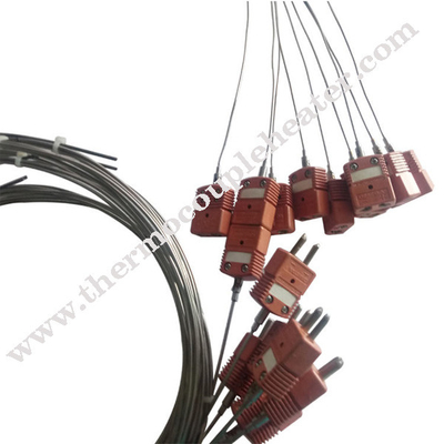 Type multipoint thermocouple du capteur de température N avec des connecteurs de Marlin