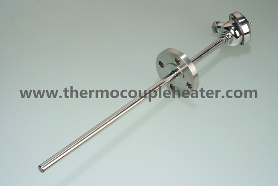 Capteur de température Thermocouple RTD PT100 avec puits thermométrique à bride