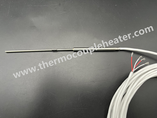 RDT adaptée aux besoins du client PT100, 4-Wire, SS316 sonde, classe A d'exactitude