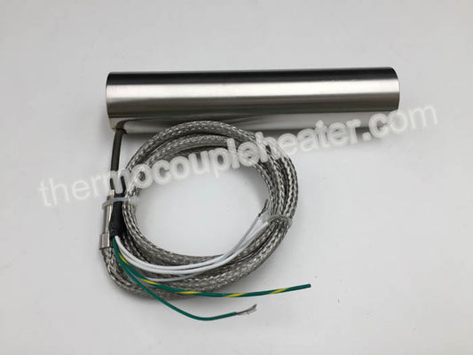 Acier inoxydable 304 appareils de chauffage de bobine blindés avec le noyau en laiton/thermocouple J