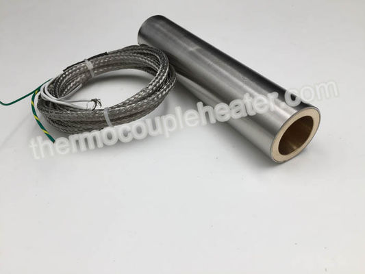 Acier inoxydable 304 appareils de chauffage de bobine blindés avec le noyau en laiton/thermocouple J
