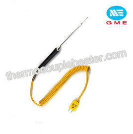 Type multifonctionnel de poignée aiguille mince/sonde pointue K de surface de thermocouple