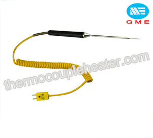 Type multifonctionnel de poignée aiguille mince/sonde pointue K de surface de thermocouple