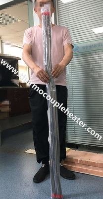 Chauffage tubulaire flexible en acier inoxydable surface tressée facile à plier et à installer