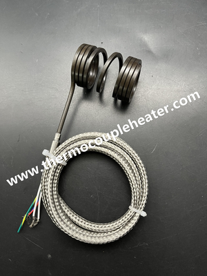 Chauffe-eau en spirale section transversale 3,2x3,2 mm Tailles différentes sortie radiale