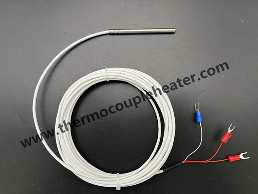 Cable en téflon RTD PT100 à capteur de température isolé minéral de classe A