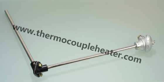 Sensor de température thermocouple RTD en forme de L avec protection renforcée