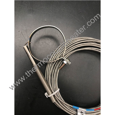 Type K/J Capteur de température Clampe de tuyau à thermocouple Ring SUS sonde