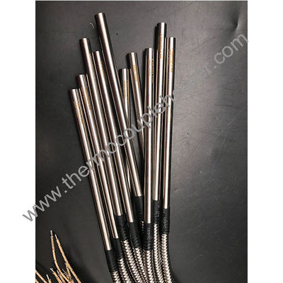 Chauffe-cartouche en acier inoxydable avec fil de nickel recouvert d'une pochette métallique flexible