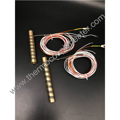 Chauffage par bobine à chaud à courant électrique en laiton avec thermocouple de type J