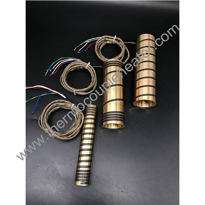 Chauffage par bobine à chaud à courant électrique en laiton avec thermocouple de type J