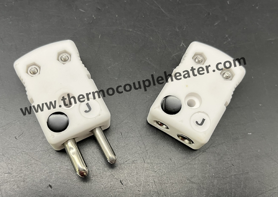 Connecteur de thermocouple en céramique de type J Taille standard mâle et femelle