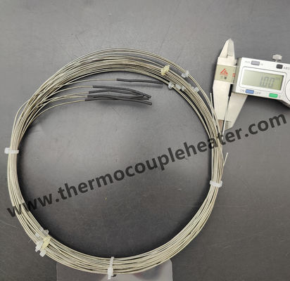 Sensor de thermocouple semi-finis diamètre isolé minéral de 1,0 mm avec des fils exposés