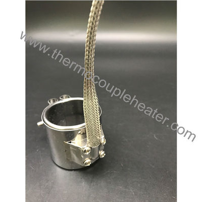 Extrudeur en acier inoxydable à vis à baril Mica Chauffe-bande isolée avec thermocouple