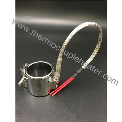 Extrudeur en acier inoxydable à vis à baril Mica Chauffe-bande isolée avec thermocouple