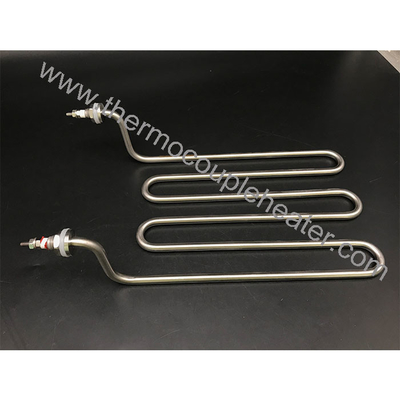 Élément de chauffage électrique de type M fourni sur mesure Pipe de chauffage en acier inoxydable AC220V 380V Élément de chauffage tubulaire