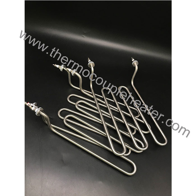 Élément de chauffage électrique de type M fourni sur mesure Pipe de chauffage en acier inoxydable AC220V 380V Élément de chauffage tubulaire