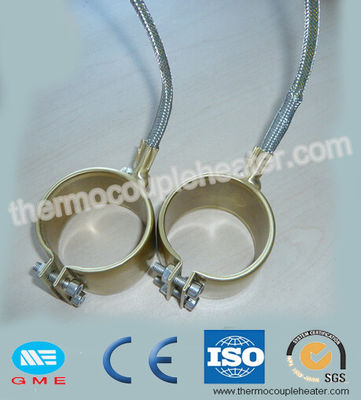 Appareil de chauffage en laiton de mica de bande d'extrudeuse d'appareils de chauffage de bobine de bec avec le fil tressé d'acier inoxydable