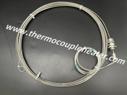 Cable de chauffage isolé minéral avec une extrémité terminée, équipé d'un adaptateur