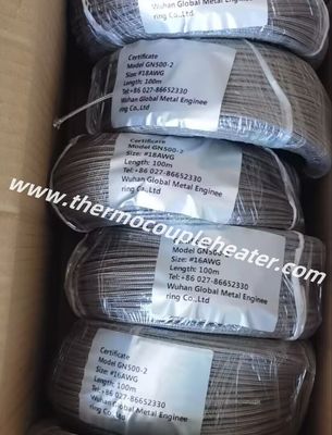 Cable résistant aux températures élevées en fibre de verre et en acier isolant