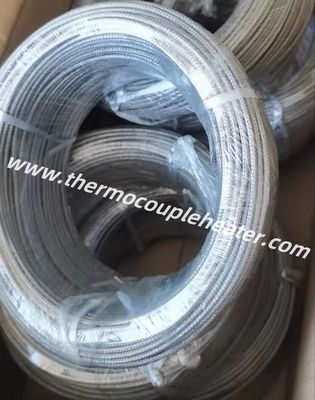 Cable résistant aux températures élevées en fibre de verre et en acier isolant