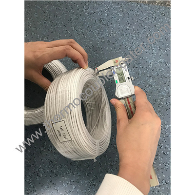PFA RTD PT100 isolée câble en fibre de verre tressé blindage FEP veste câble RTD