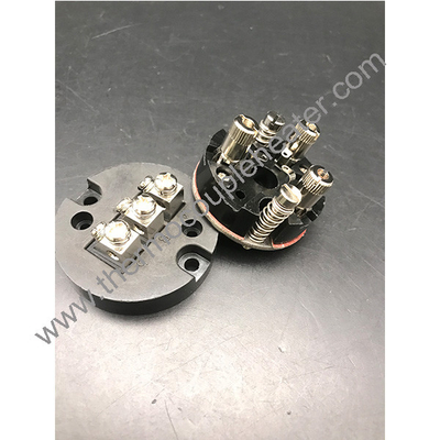 Bloc de borne en céramique pour tête de thermocouple en baquélite