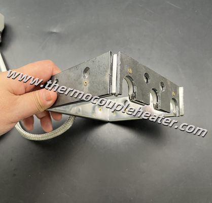 Chauffage isolé à base de mica carré avec cadre de protection en acier et connecteur rapide