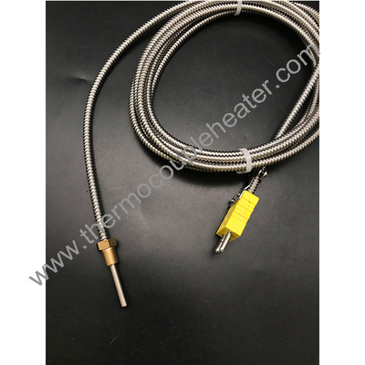 Capteur de thermocouple de type KMI Capteur de température élevée des gaz d'échappement avec vis