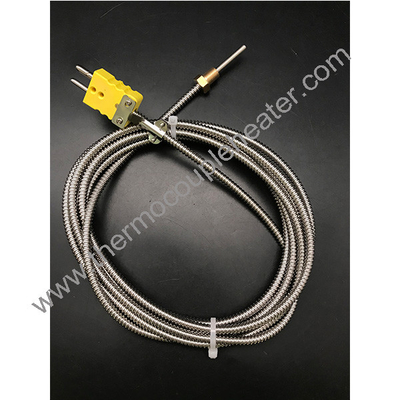 Capteur de thermocouple de type KMI Capteur de température élevée des gaz d'échappement avec vis