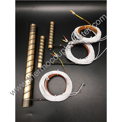 Appareils de chauffage par bobine de tubes en laiton à pression pour système de chauffage avec thermocouple