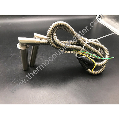 Élément de chauffage par cartouche électrique avec tube métallique flexible